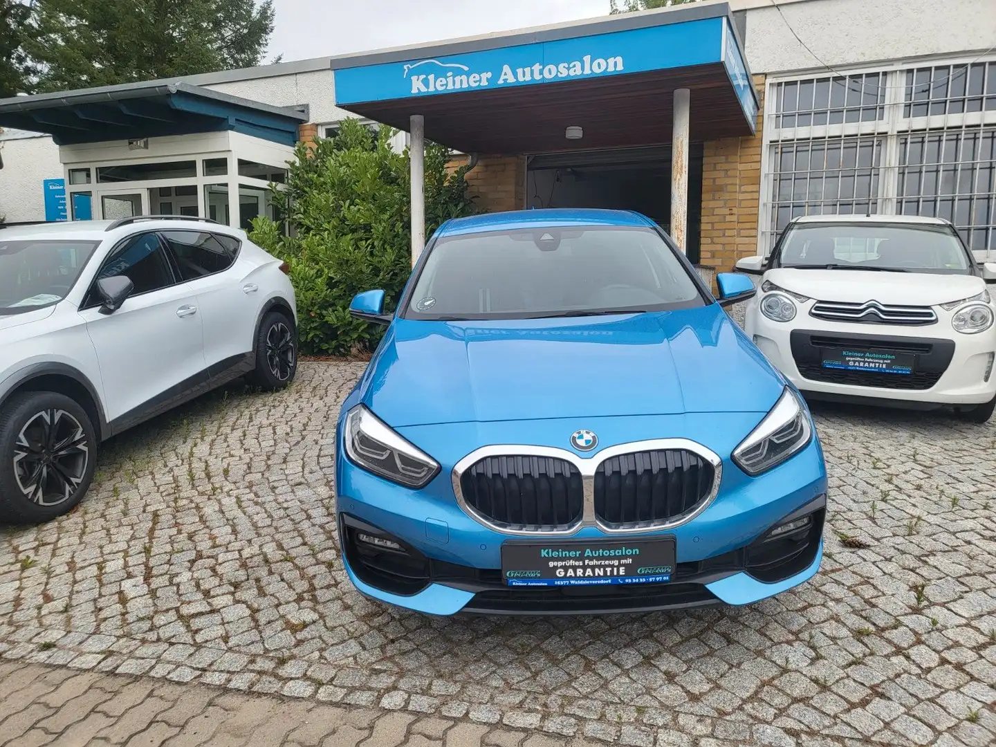 BMW 120 d M Sport /DSG/LED/Navi/AHK Blauw - 1