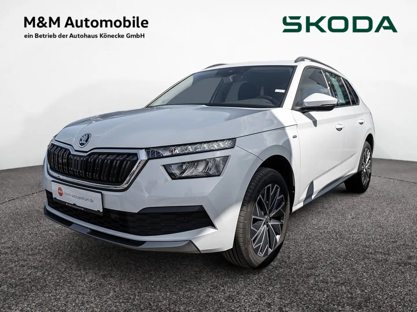 Skoda Kamiq 1.0 TSI Tour AHK PDC LED ALU KLIMA Weiß - 1