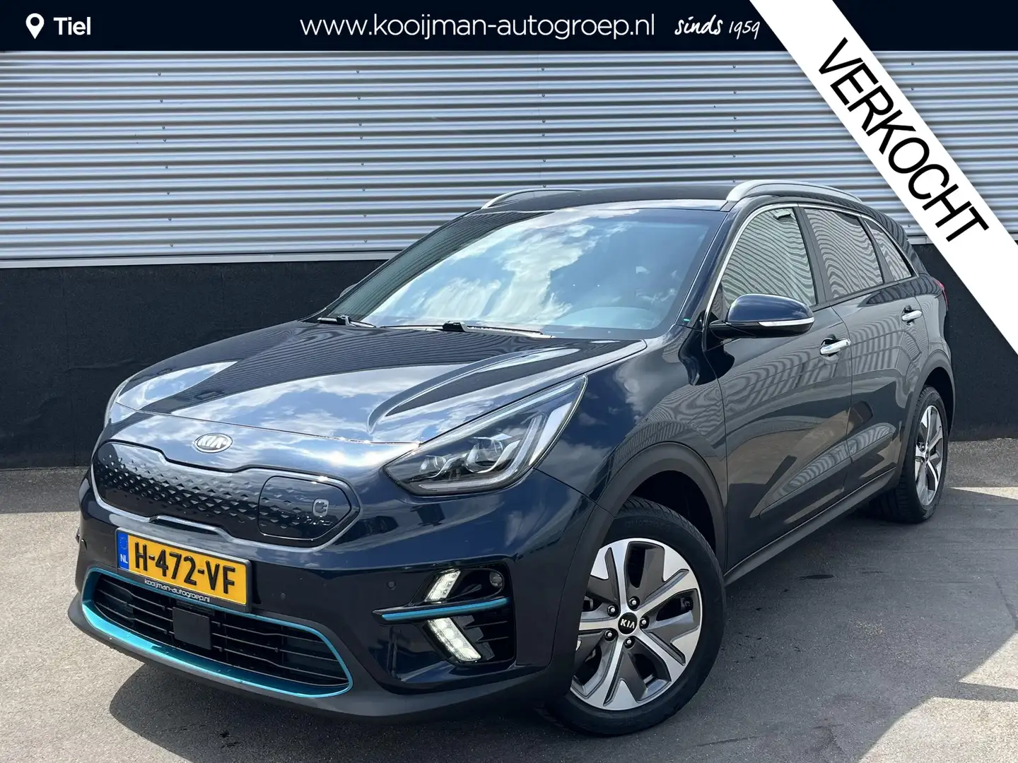 Kia e-Niro ExecutiveLine 64 kWh Navigatie, Dodehoekdetectie, Blauw - 1