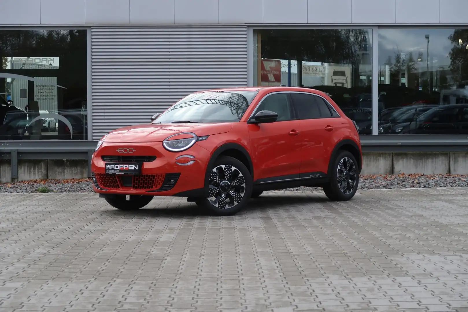 Fiat 600 La Prima Navi Carplay Andorid Auto Kamera PDC Orange - 2