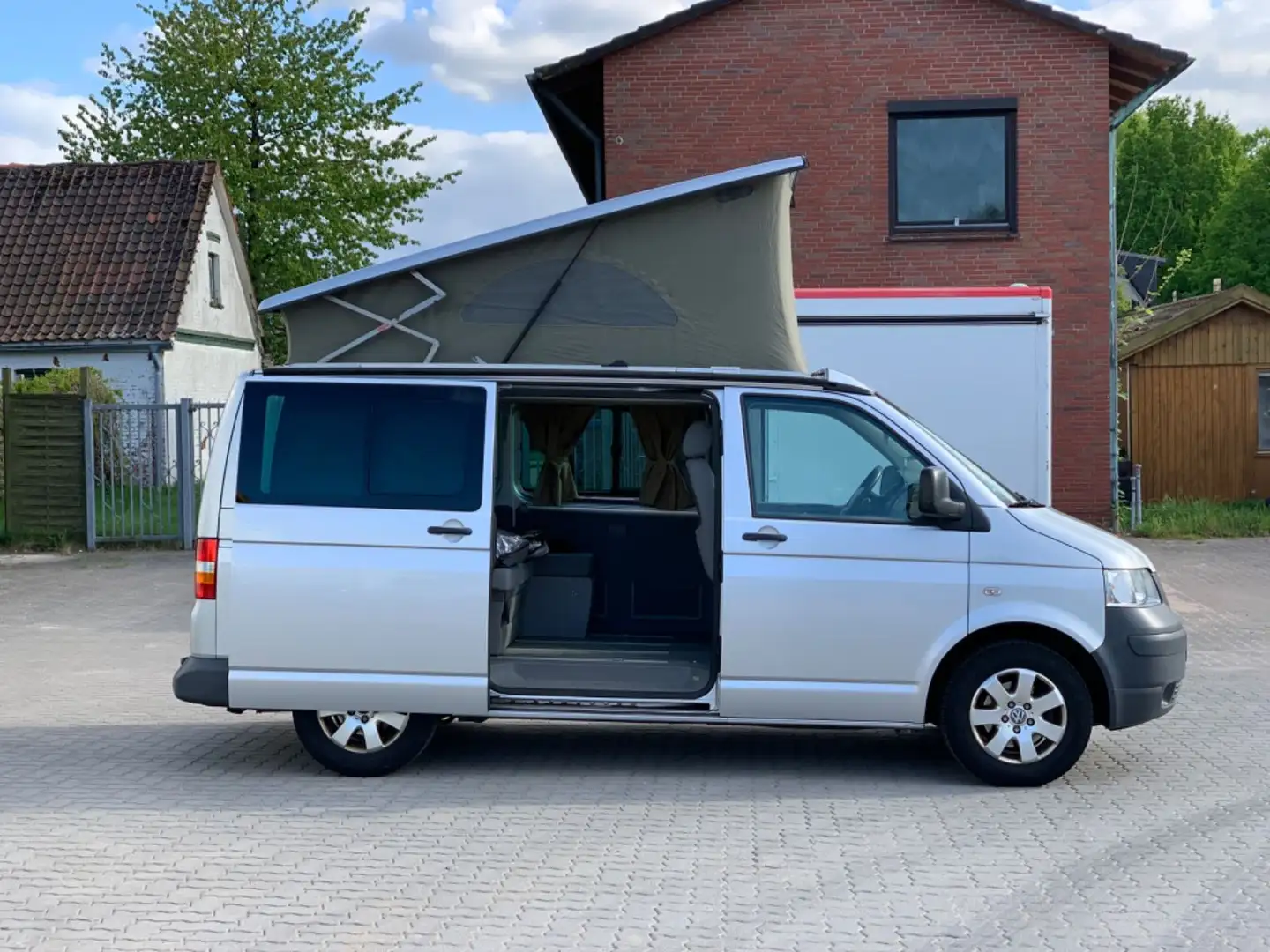 Volkswagen T5 Multivan California Beach Aufstelldach Plateado - 1