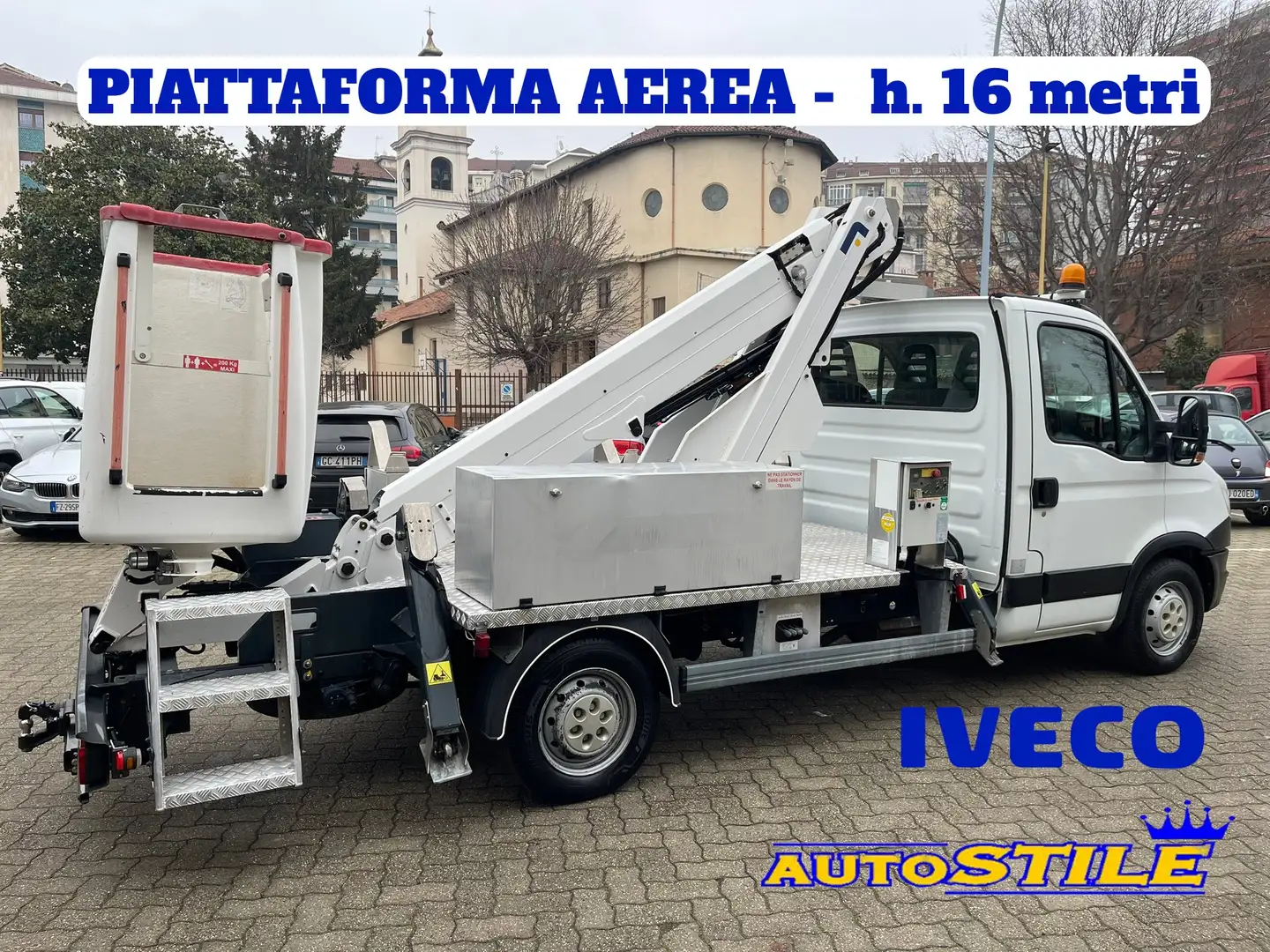 Iveco Daily 35S15 **PIATTAFORMA AEREA Altezza Lavoro 14 metri Bianco - 1