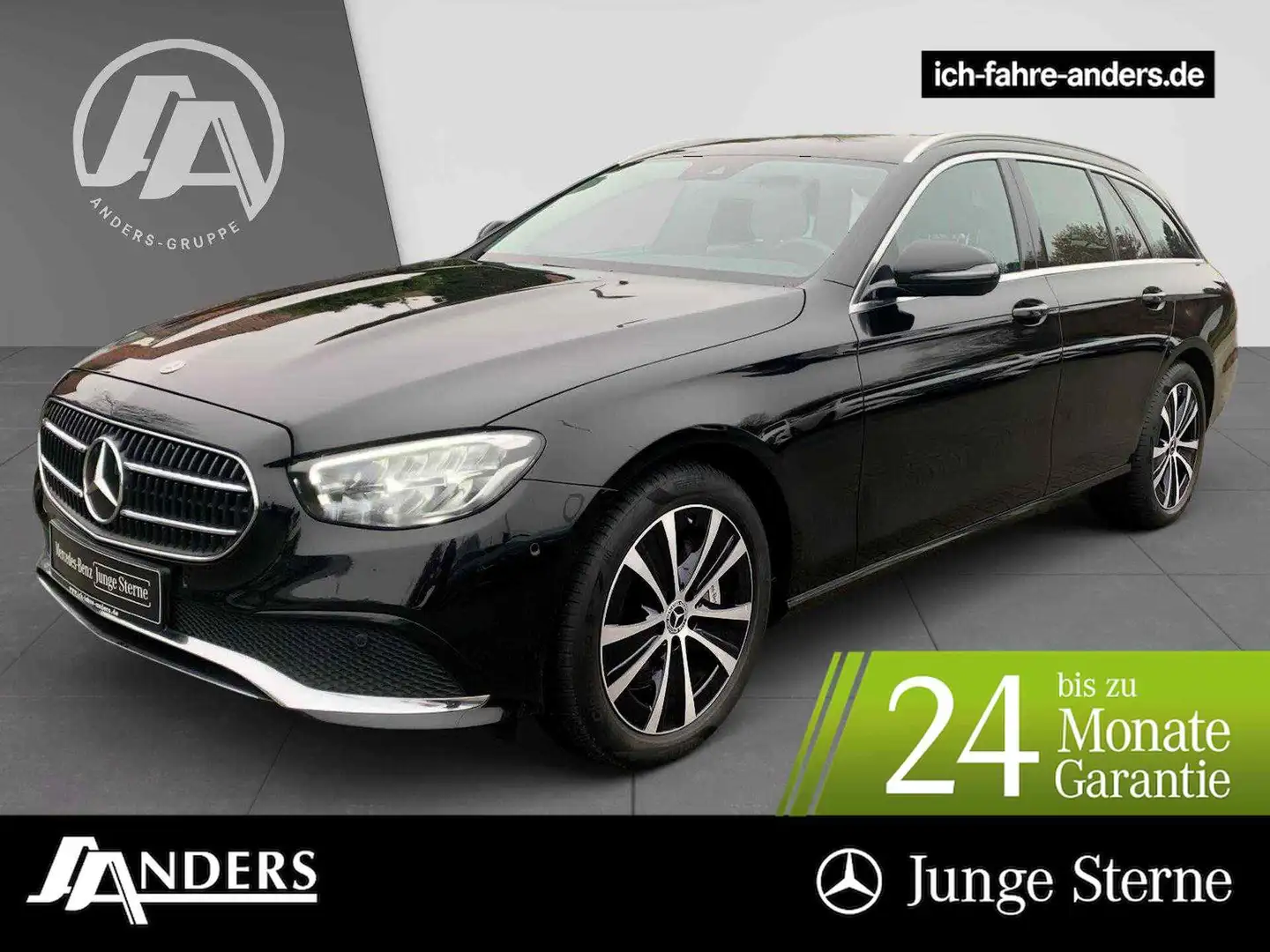 Mercedes-Benz E 300 de T Avantgarde+MBUX+EASY+LED+PDC+Kam+AHK Schwarz - 1