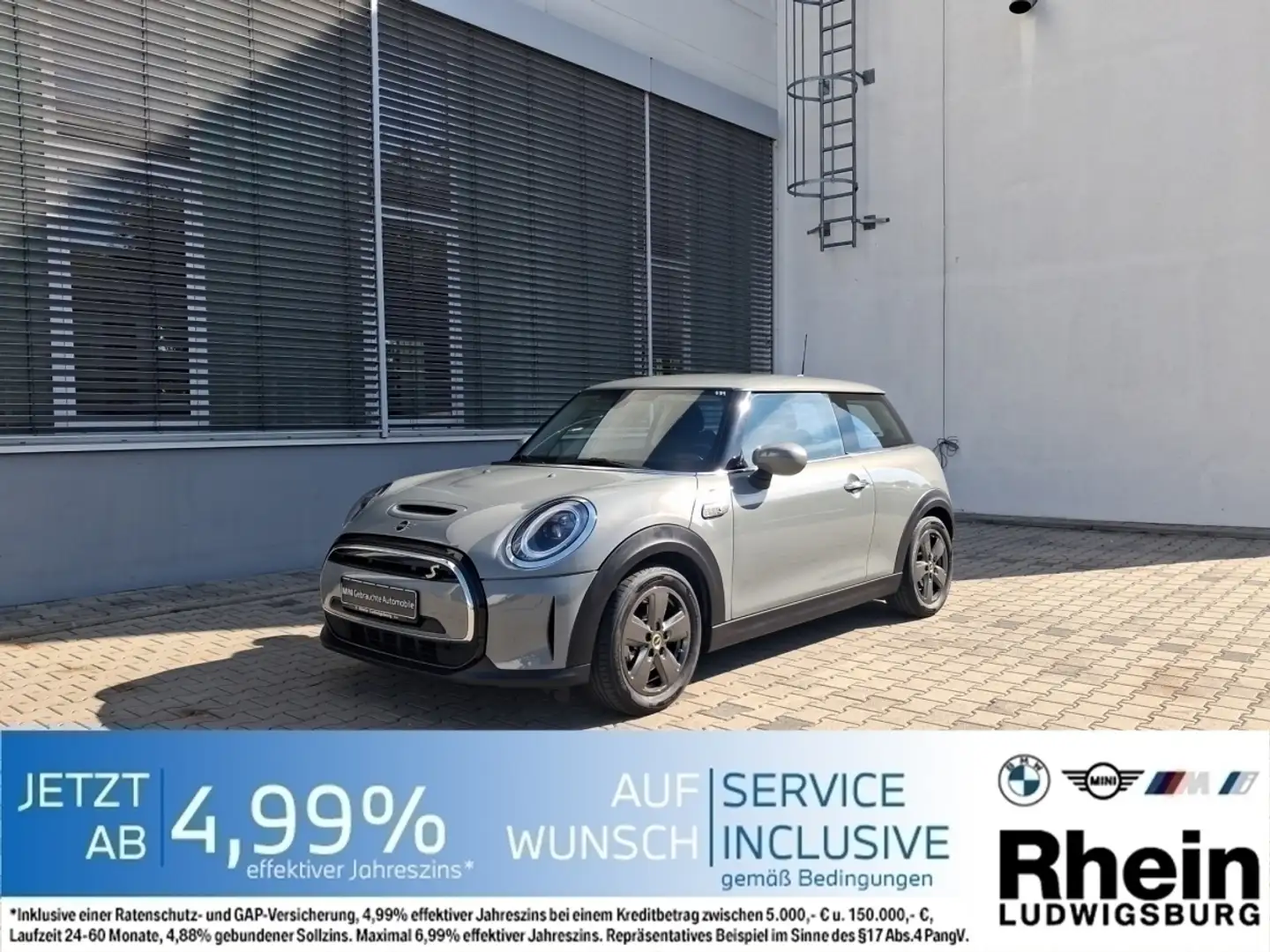 MINI Cooper SE 3-T. LED Navi SHZ AppleCarPl DAB Grau - 1