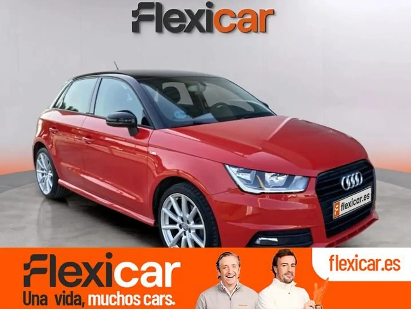 Audi A1 Active+Kit+1.6+TDI+85kW%28116CV%29+Sportback Rojo - 1