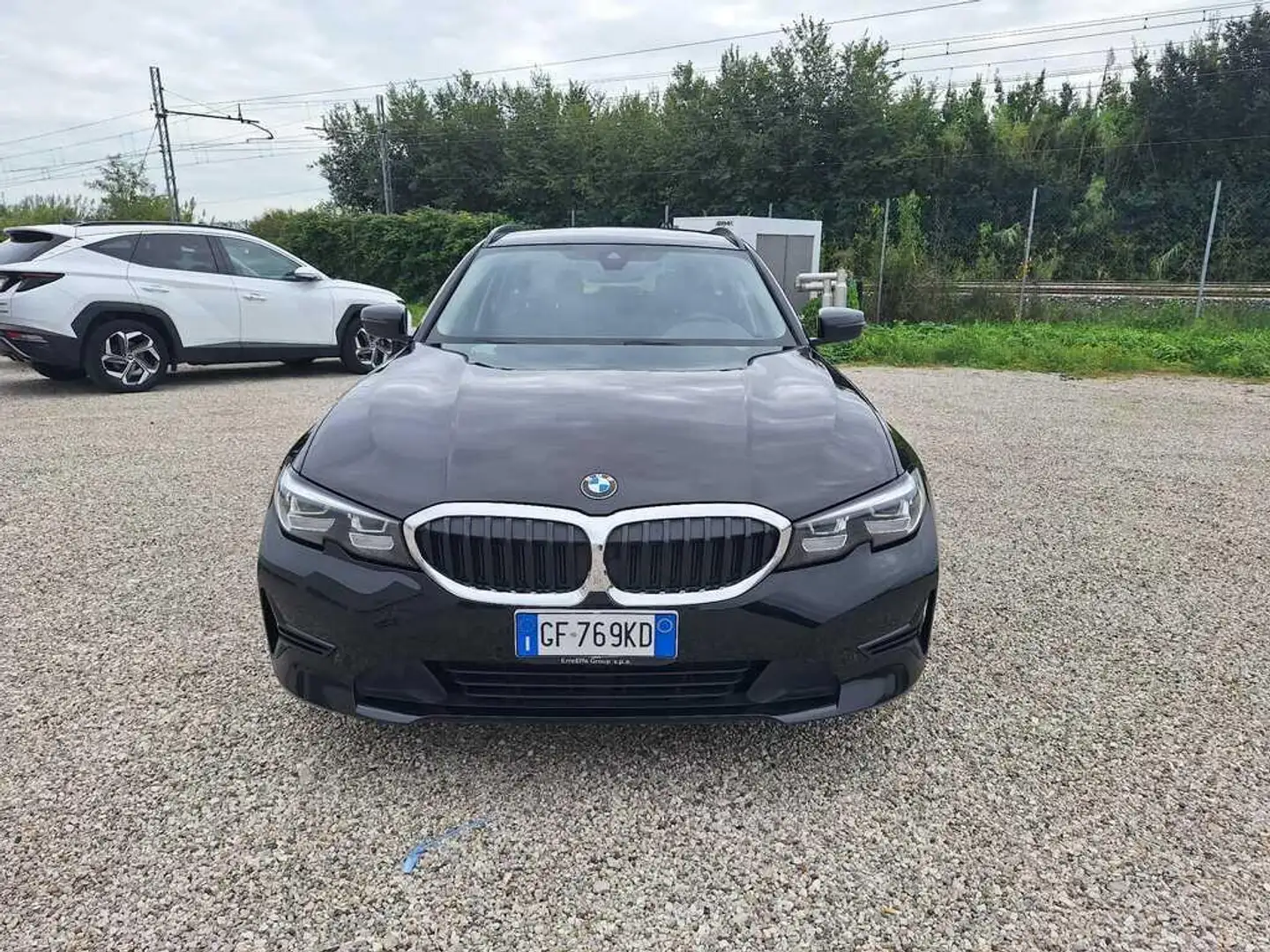 BMW 316 d Touring mhev 48V auto Nero - 2