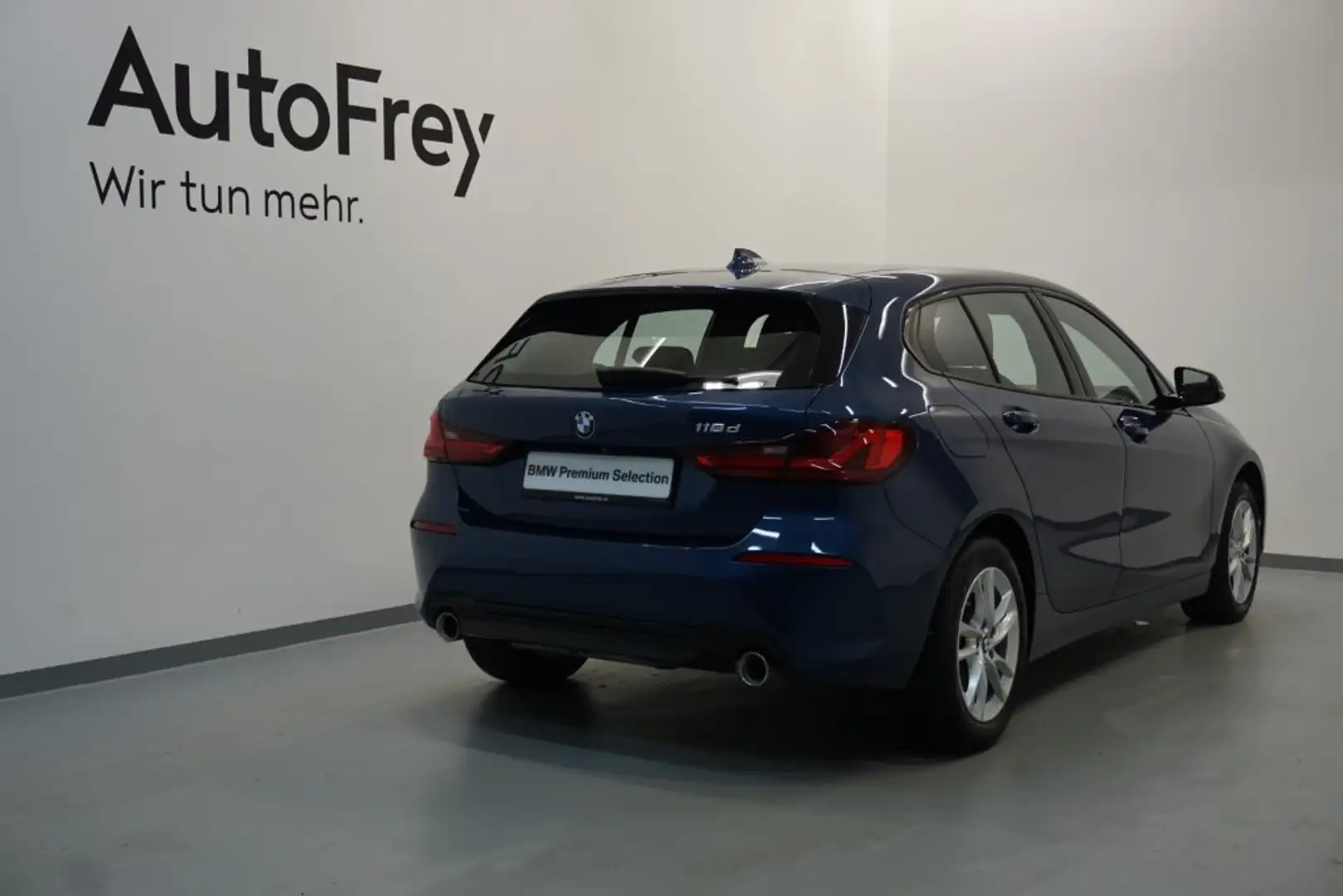 BMW 118 118d Bleu - 2
