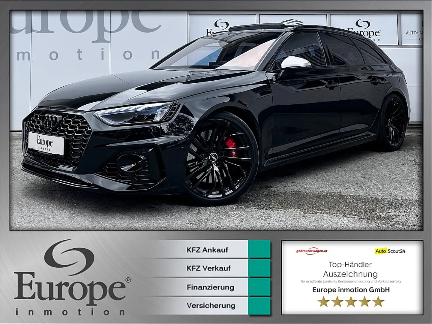 Audi RS4 Avant TFSI /RS Abgas & Sitze/Matrix/Pano/Keyles... Schwarz - 1