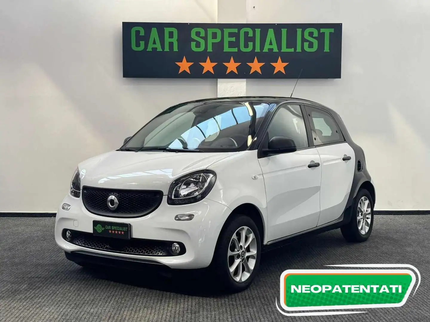 smart forFour 70 1.0 BLUETOOH|EURO6B|CERCHI IN LEGA Bianco - 1