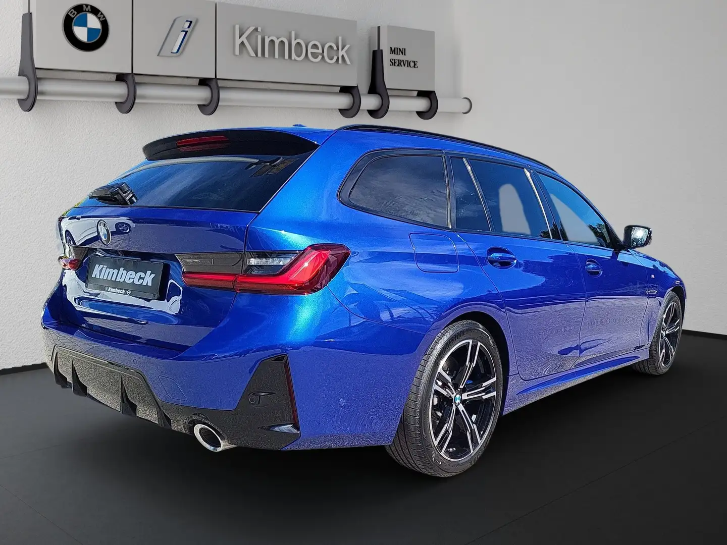 BMW 320 d Touring M SPORT LED Pano 360° ACC HarmanKard Blau - 2