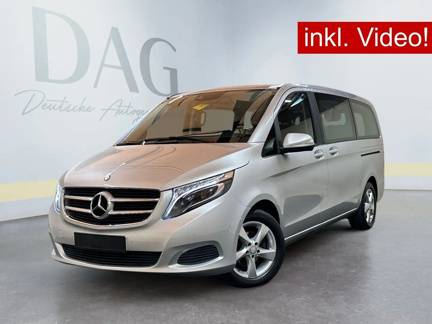 Mercedes-Benz V 220 d lang +AHK+SITZHZ+NAVI+6-SITZER+STANDHZ+ Stříbrná - 1