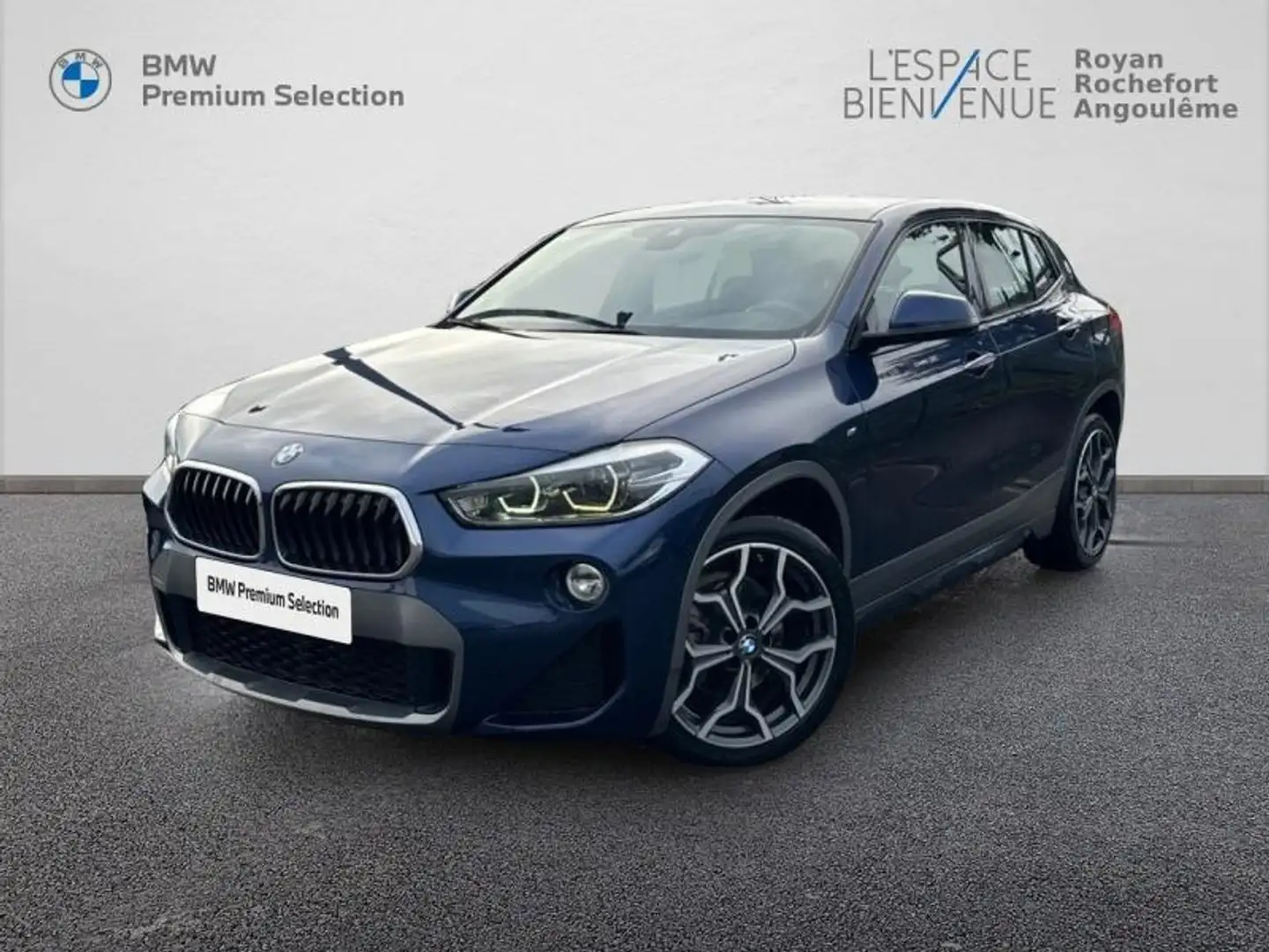 BMW X2 sDrive18dA 150ch M Sport X Euro6d-T 118g Bleu - 1