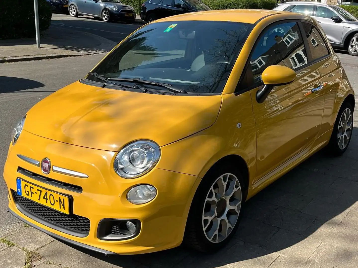 Fiat 500 500 0.9 TwinAir T 500S Geel - 1