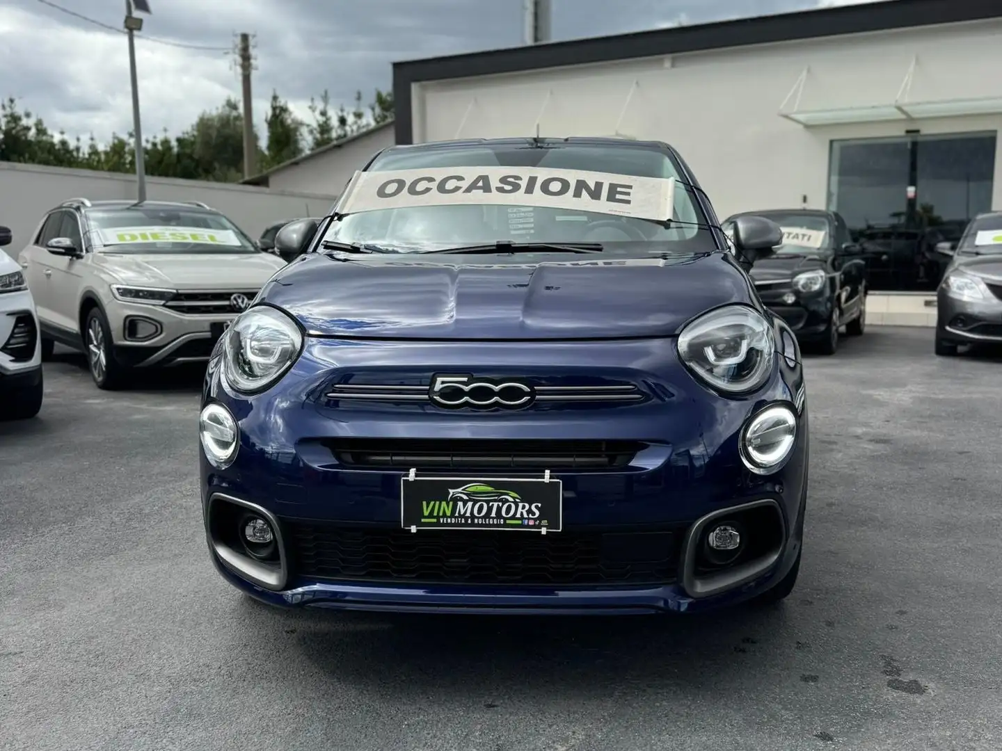 Fiat 500X 500X Dolcevita 1.5 t4 hybrid Sport 130cv dct Modrá - 1