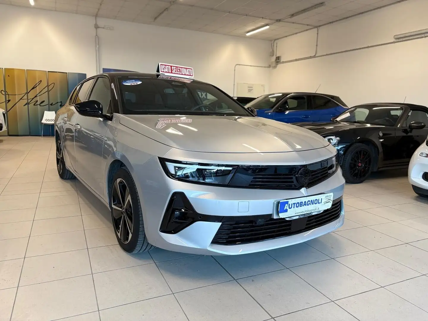 Opel Astra Sports Tourer GS 1.2 Turbo AT8 ST SPOTICAR Argent - 2