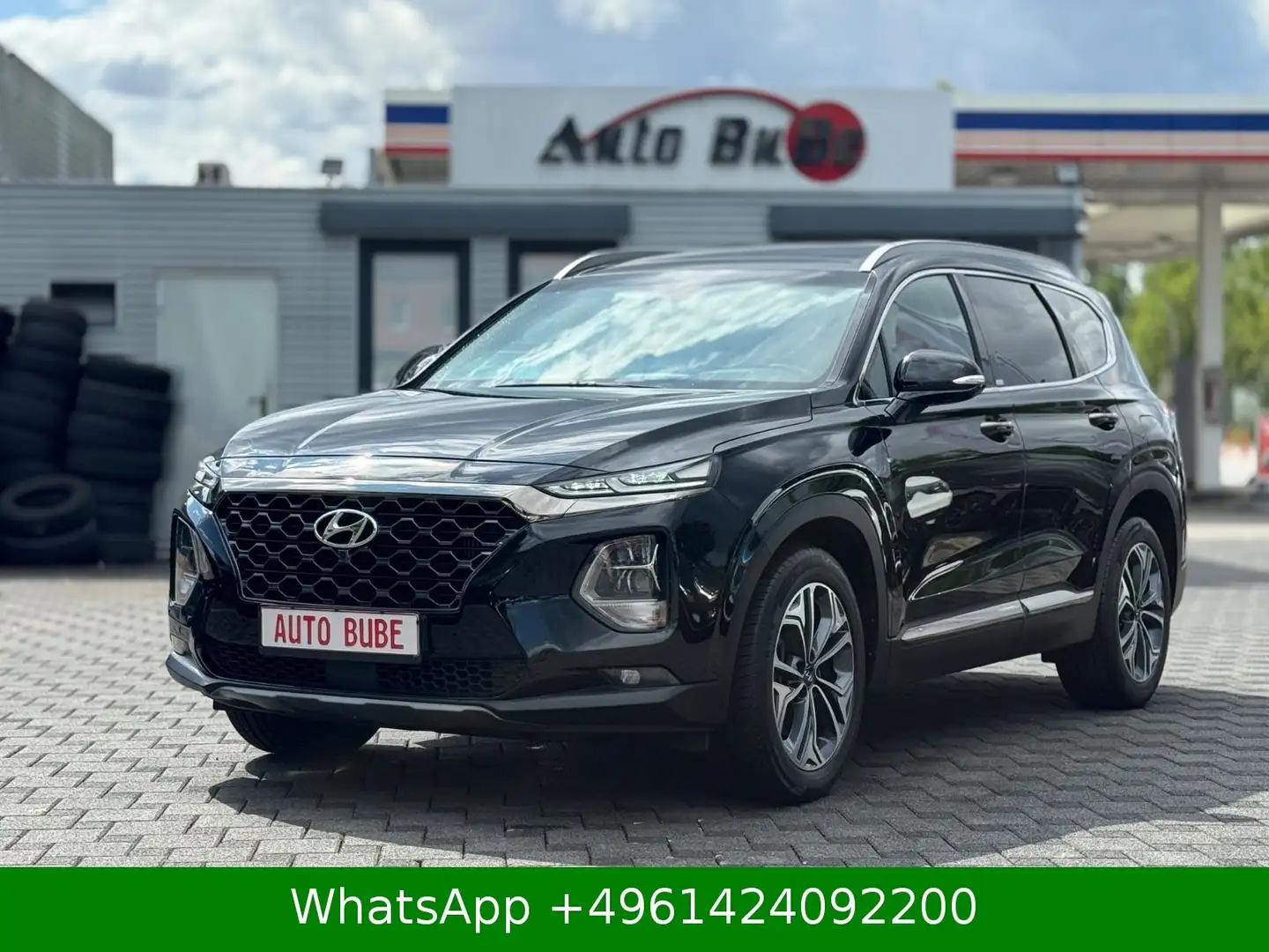 Hyundai SANTA FE Premium 4WD PANO|HUD|ACC|360°|7SITZER Noir - 1
