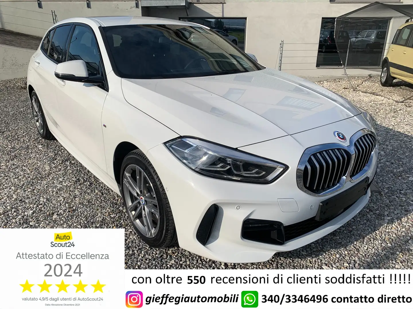 BMW 118 118i Msport Bianco - 1