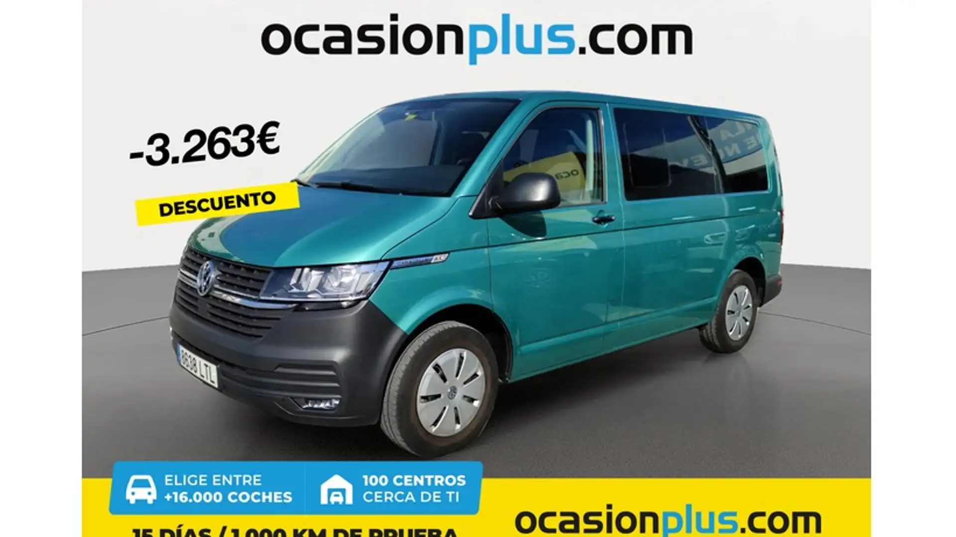 Volkswagen T5 Caravelle 2.0TDI Comfortline Zelená - 1