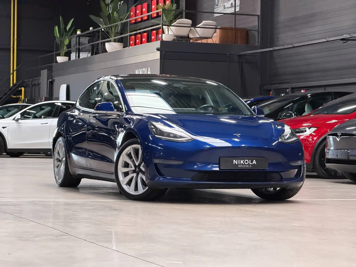 Tesla Model 3 LONG RANGE - FULL SELF DRIVING - ALL WHEEL DRIVE Blau - 1