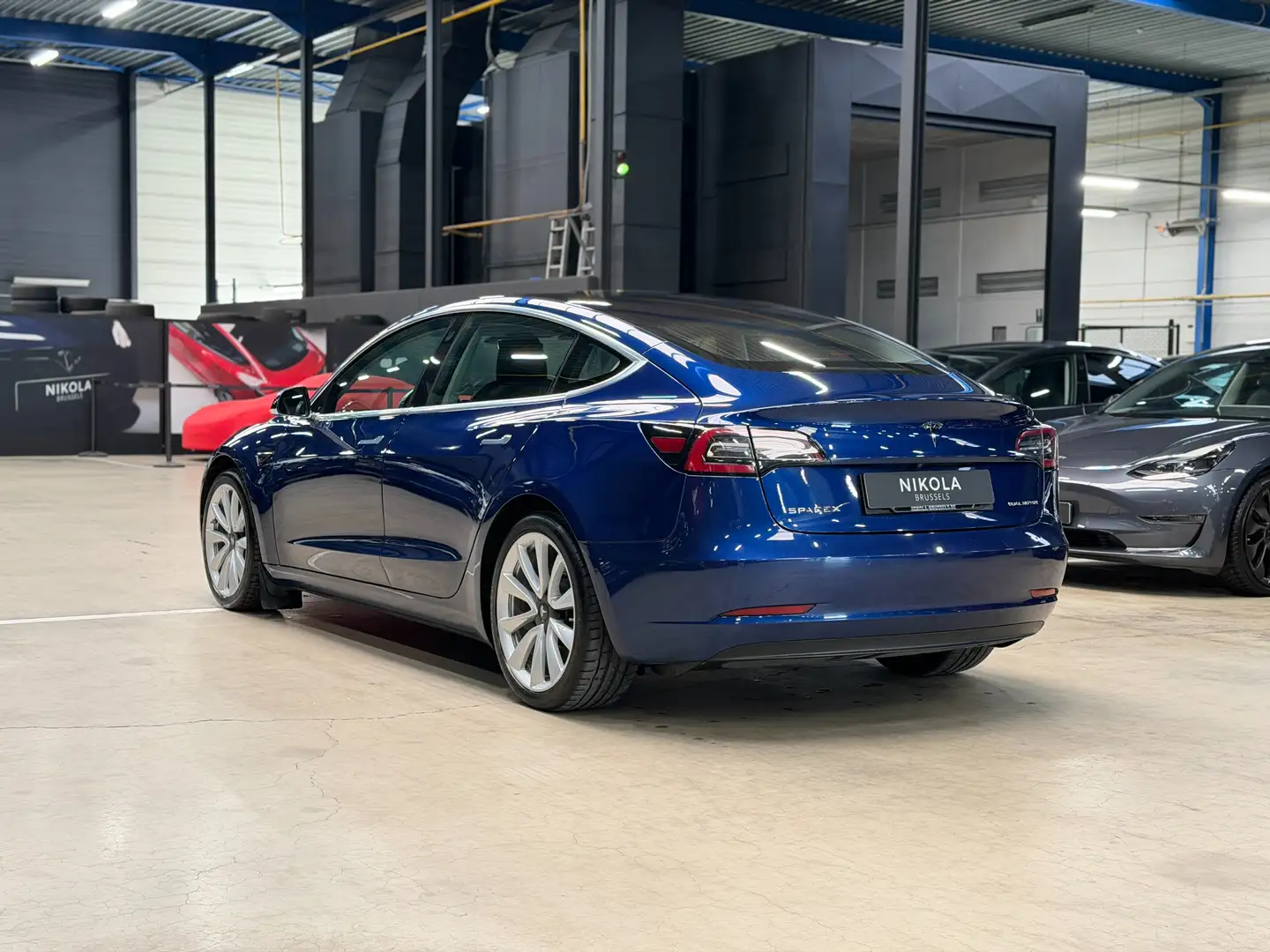 Tesla Model 3 LONG RANGE - FULL SELF DRIVING - ALL WHEEL DRIVE Blau - 2