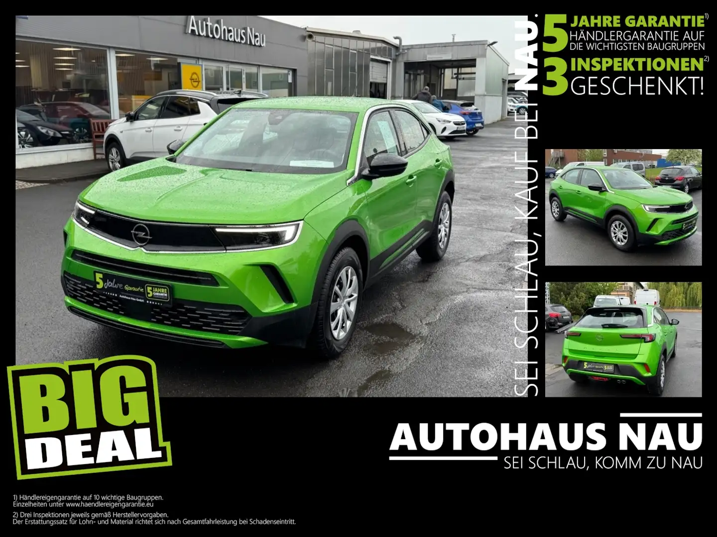 Opel Mokka 1.2 Turbo Edition Automatik Grün - 1