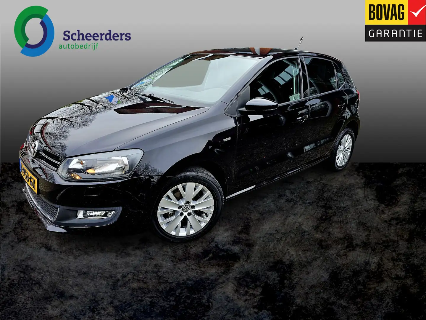 Volkswagen Polo 1.4-16V Life lm velgen, Clima,Carplay1 jaar garant Zwart - 1