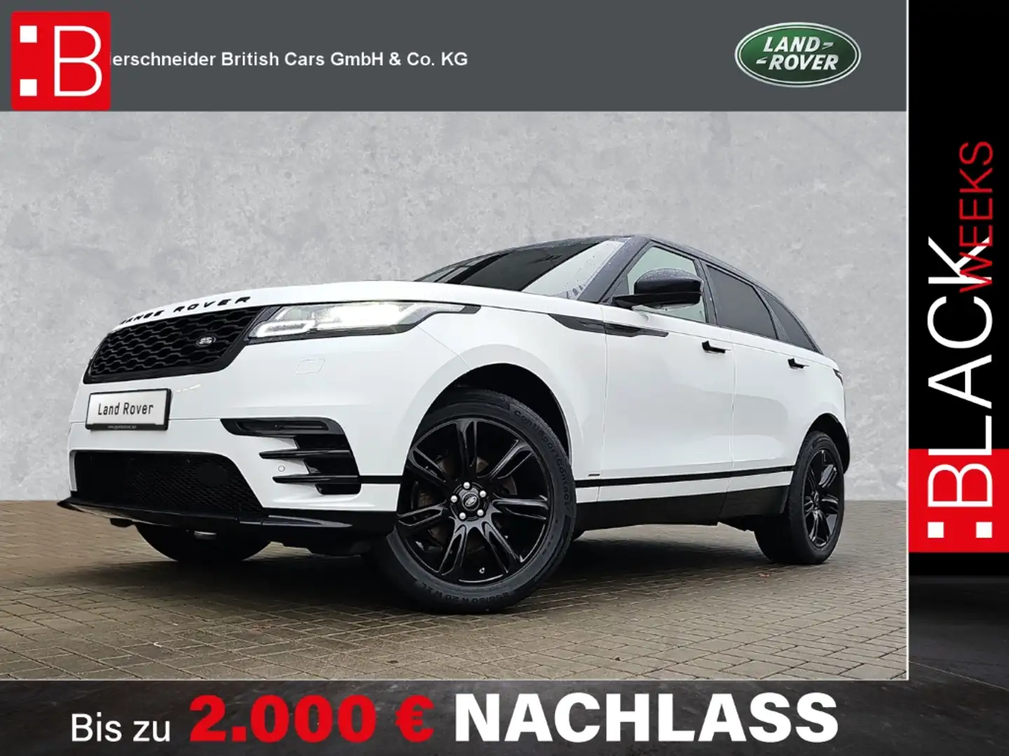 Land Rover Range Rover Velar D240 R-Dynamic S 480,- OHNE ANZAHLUNG Weiß - 1