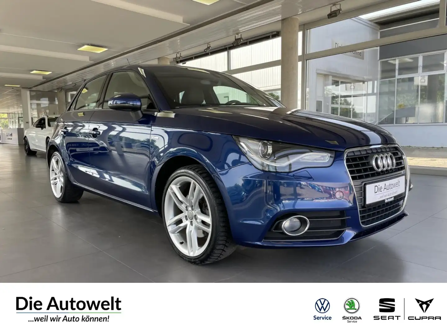 Audi A1 Sportback 1,4 TFSI S-LINE XENON SHZ KLIM PDC Azul - 1