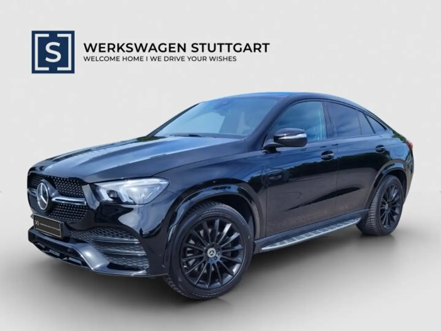 Mercedes-Benz GLE 350 GLE 350 e 4M Coupé AMG Night 21'' NappaLed Tritt Zwart - 1