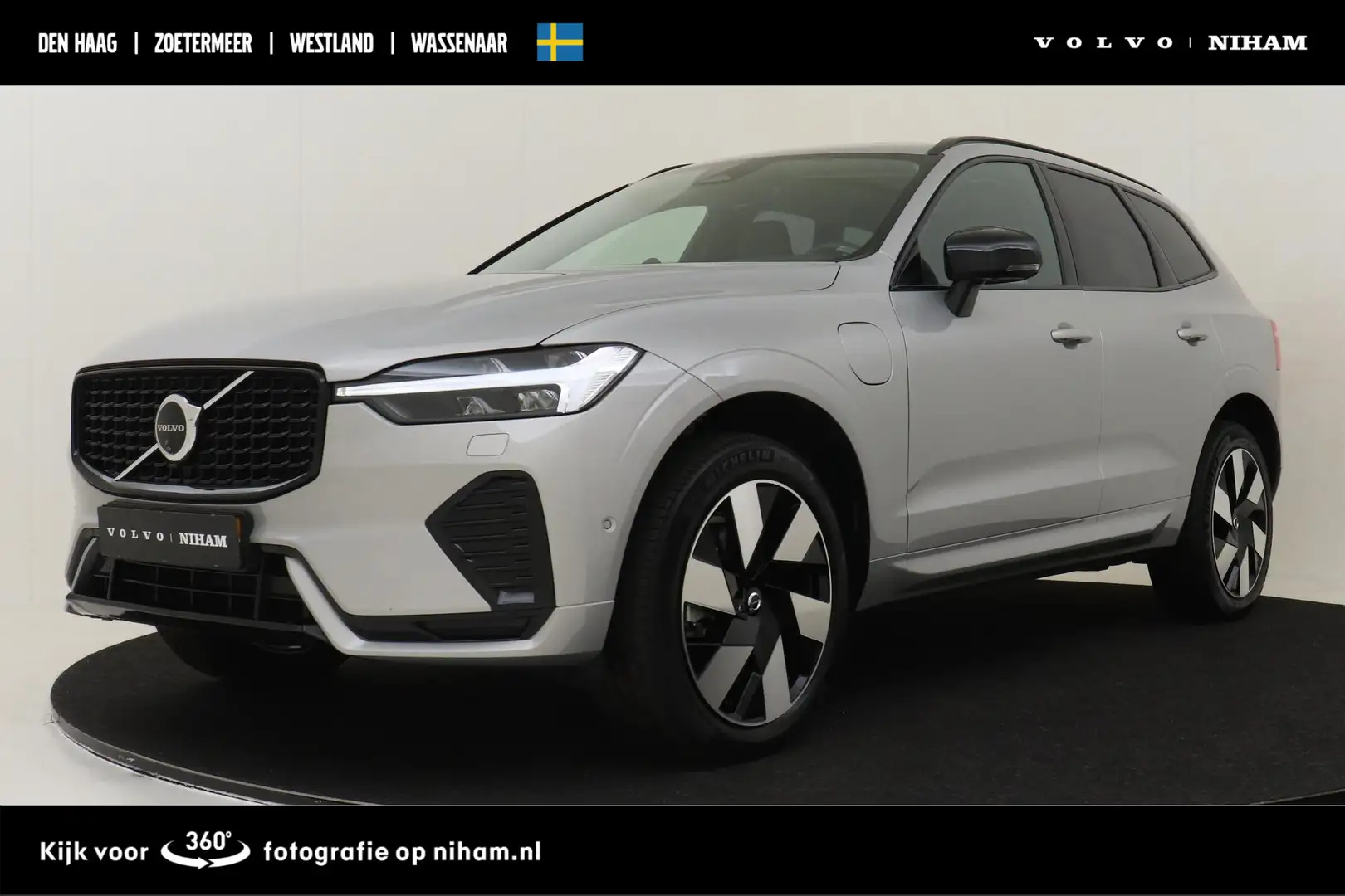 Volvo XC60 T8 PLUG-IN HYBRID AWD ULTRA DARK *FULL OPTIONS!* - Grijs - 1