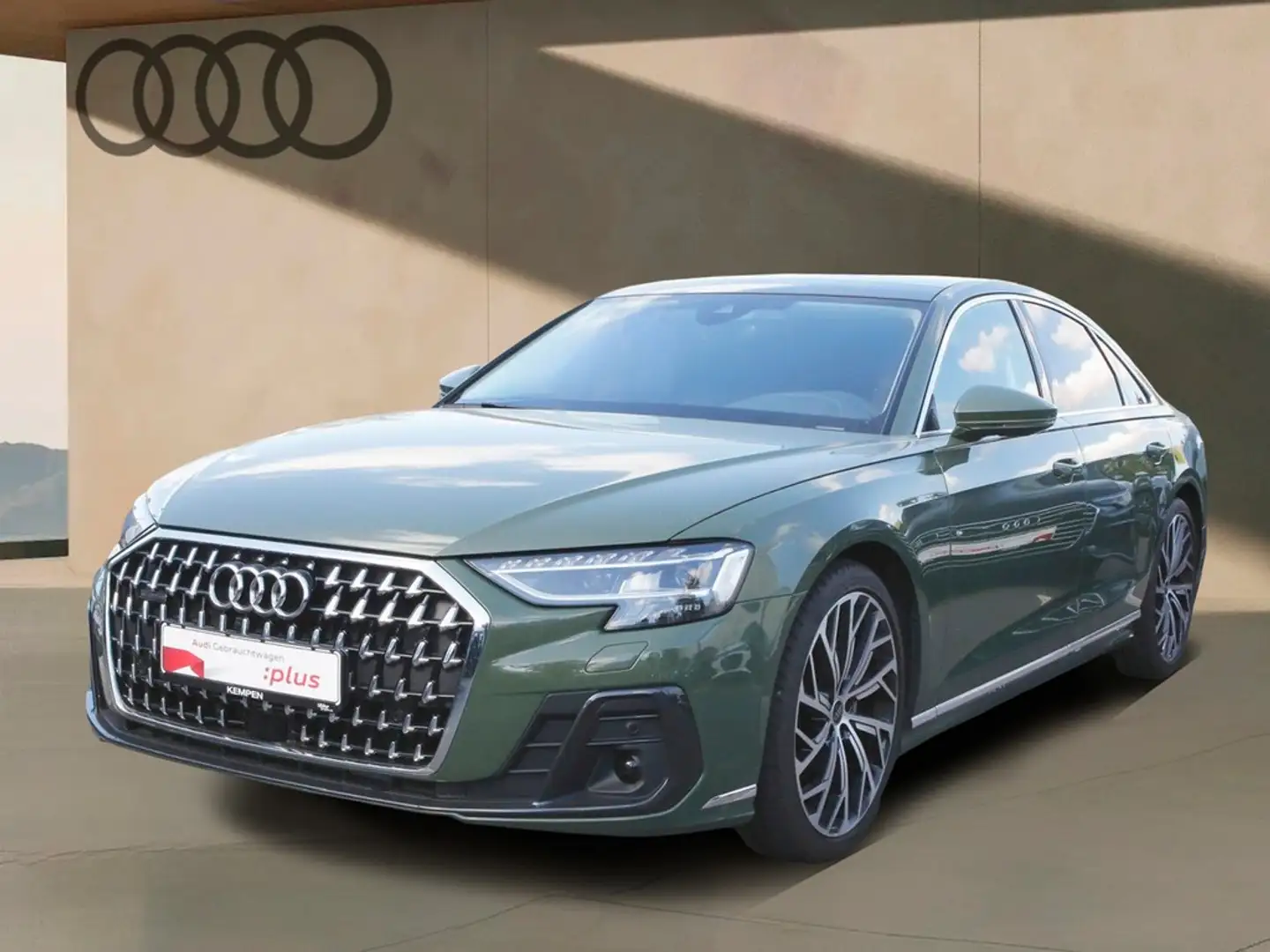 Audi A8 50 TDI quattro Panorama Standhzg. Akkustikgl Grün - 2