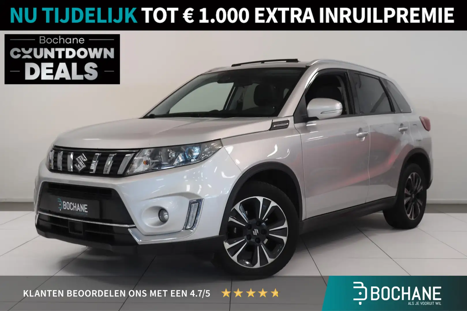 Suzuki Vitara 1.4 Boosterjet Stijl | Camera | Panoramadak | Adap Grau - 1