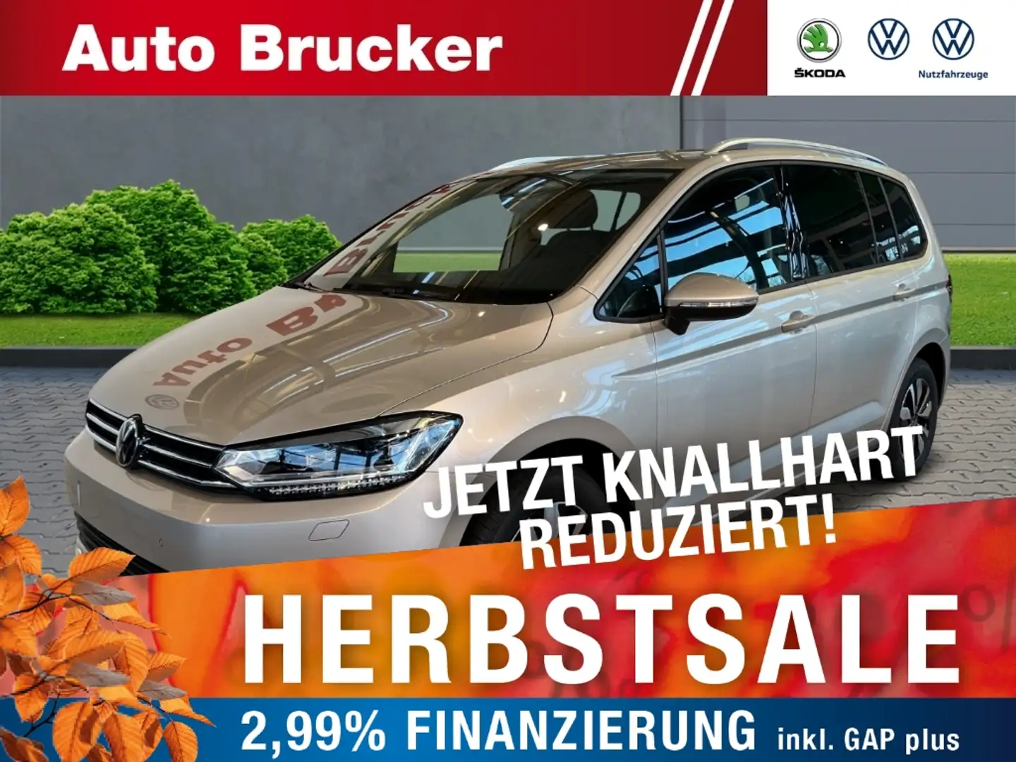 Volkswagen Touran Move 2.0 TDI+LED+Navi+3-Zonen-Klimaautomatik Zilver - 1