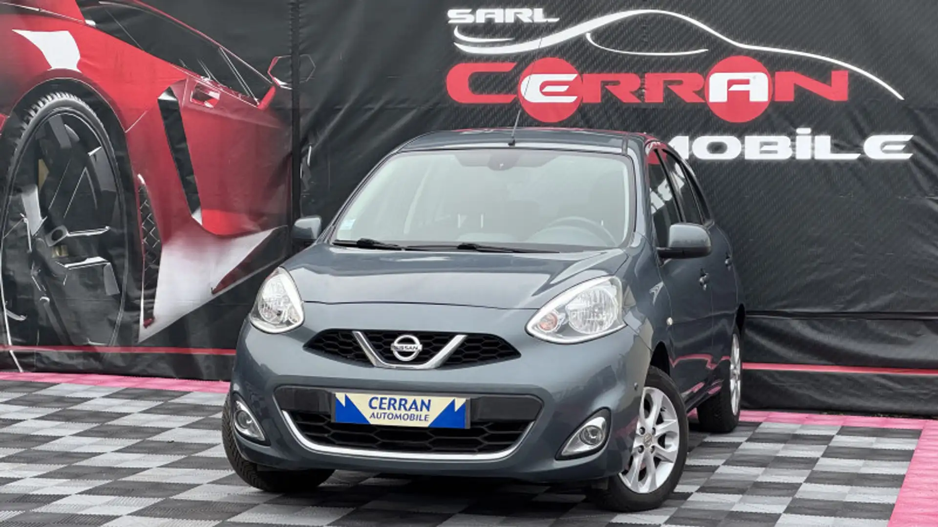 Nissan Micra 1.2 80CH CONNECT EDITION Gris - 1