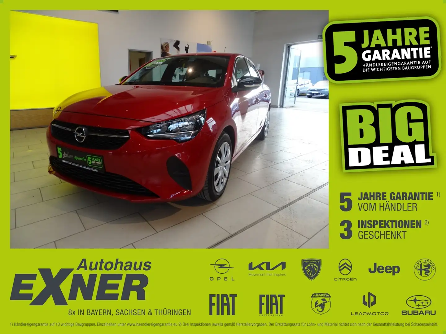 Opel Corsa 1.2 EDITION inkl. 5 Jahre Garantie (G5) Rood - 1