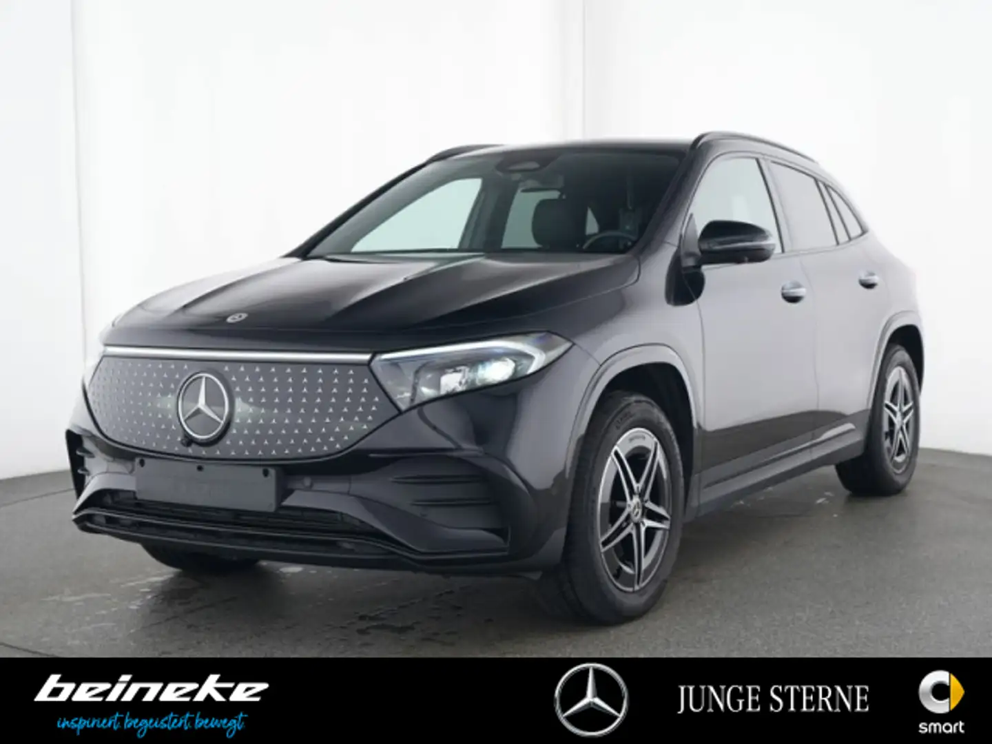 Mercedes-Benz EQA 300 EQA 300 4M AMG Adv+ Night AHK Pano 360° Winter-P Noir - 2