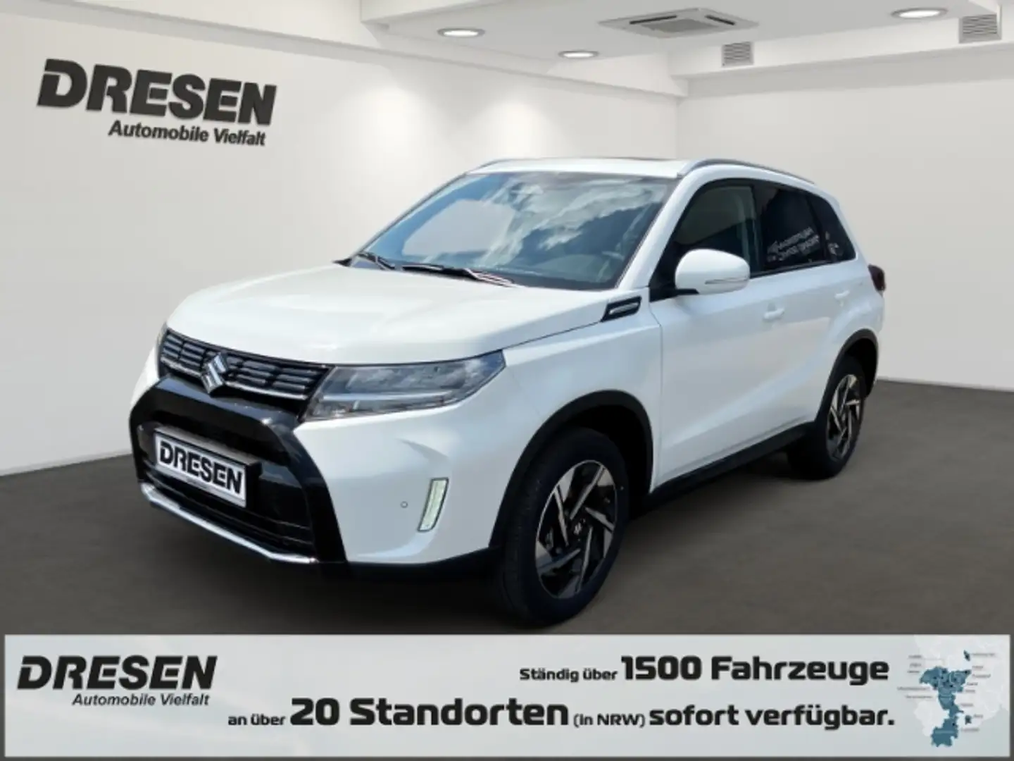Suzuki Vitara Comfort+ 1.5 Hybrid Panorama + Navi + Tempomat + R Weiß - 1