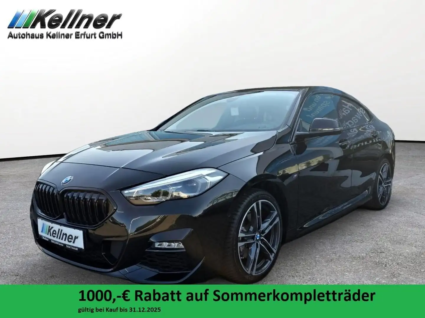 BMW 218 Gran Coupé i M-Sport+Pano+R-Cam+Wireless+A Schwarz - 1