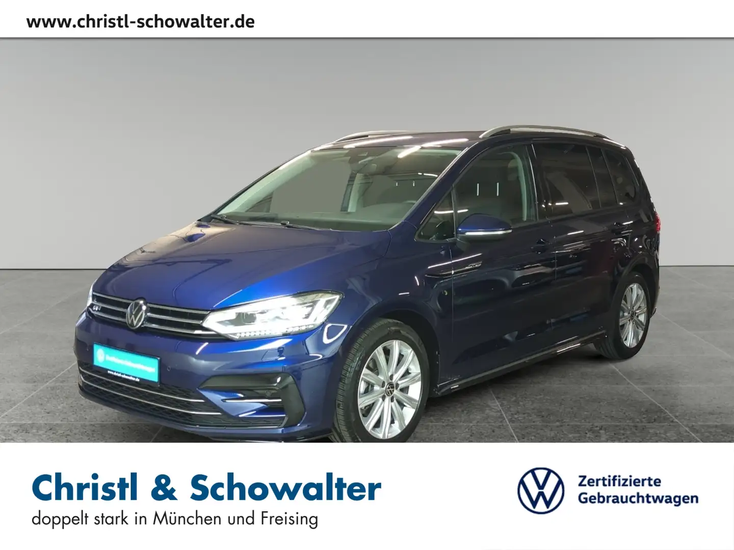 Volkswagen Touran 1.5 TSI DSG R-Line Ext LED NAVI KLIMA ACC Blau - 1