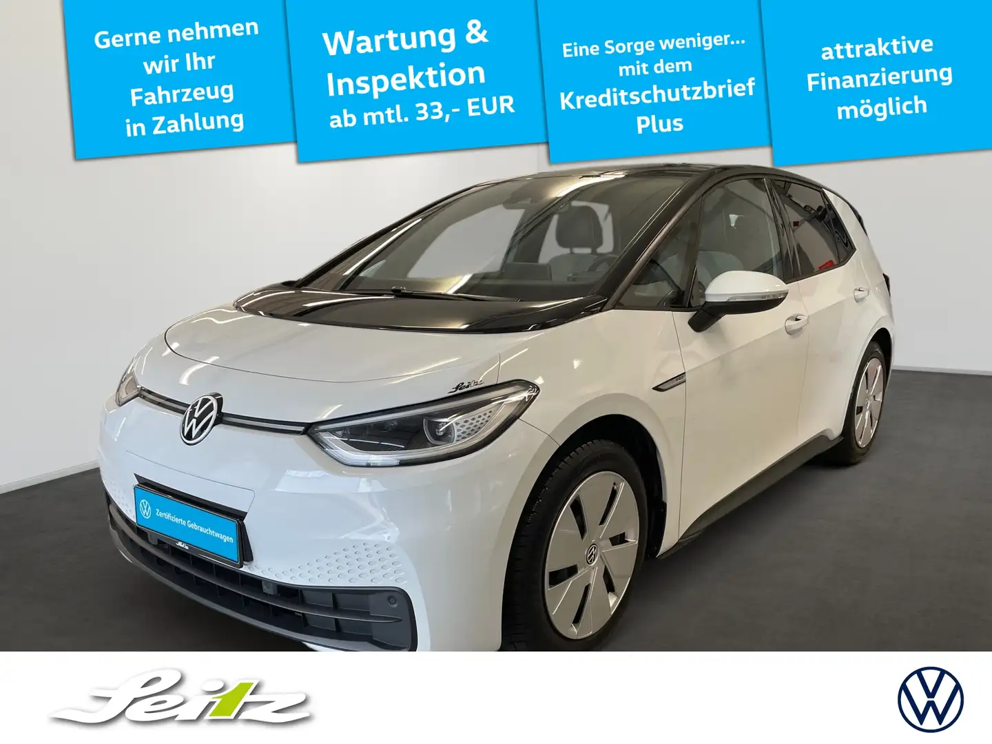 Volkswagen ID.3 Pro Performance *MATRIX*KAMERA*NAVI* Wit - 1