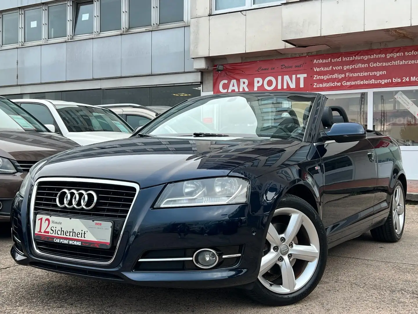 Audi A3 Cabrio S-line+ *AUTOMATIK*NAVI*BOSE*PDC* Blau - 1