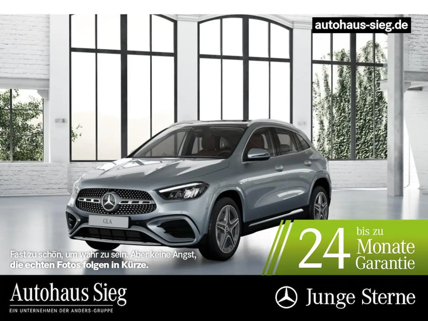 Mercedes-Benz GLA 250 4M AMG PREMIUM+Distr+AHK+Pano+Burm+Sthz. Argento - 1