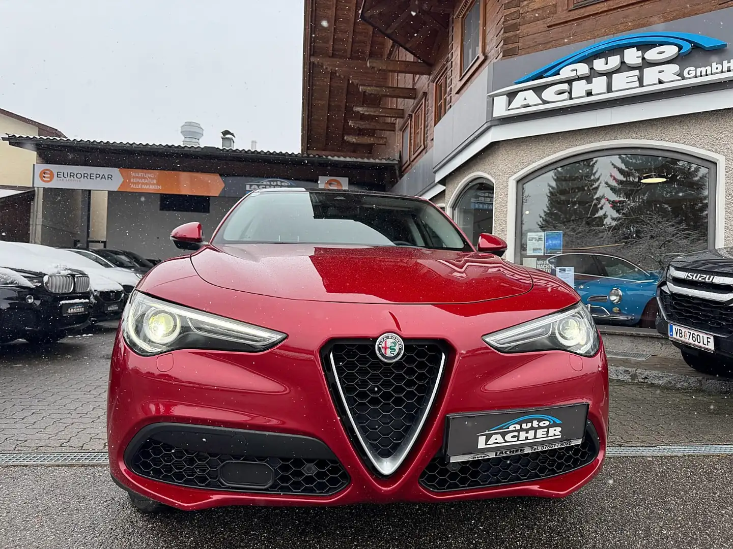 Alfa Romeo Stelvio First Edition 2,0 ATX AWD*Panodach*Leder* Rot - 2