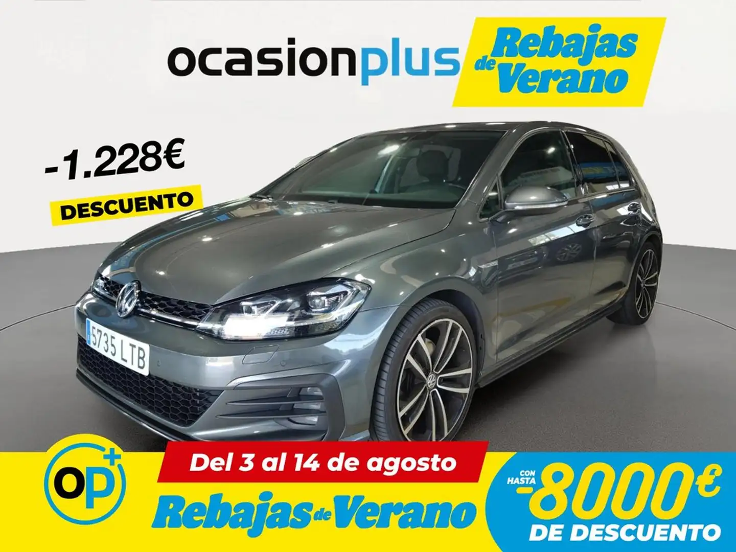 Volkswagen Golf 2.0TDI GTD 135kW Gris - 1