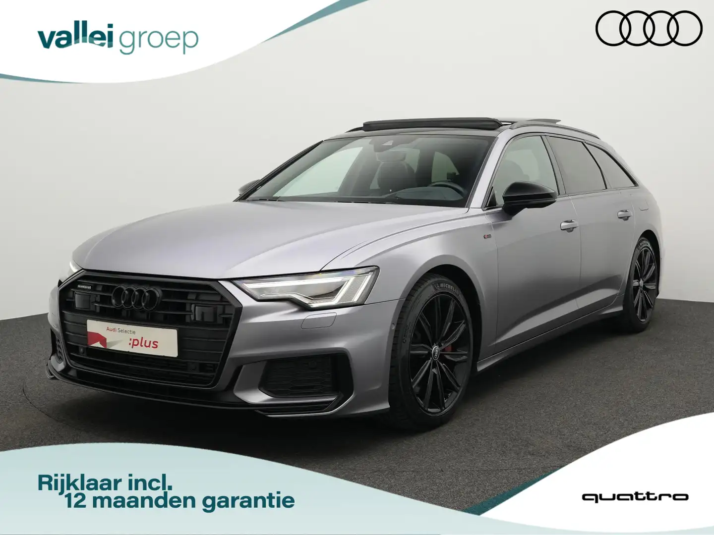 Audi A6 Avant 55 TFSI e 367 pk S-tronic quattro Competitio Grijs - 1