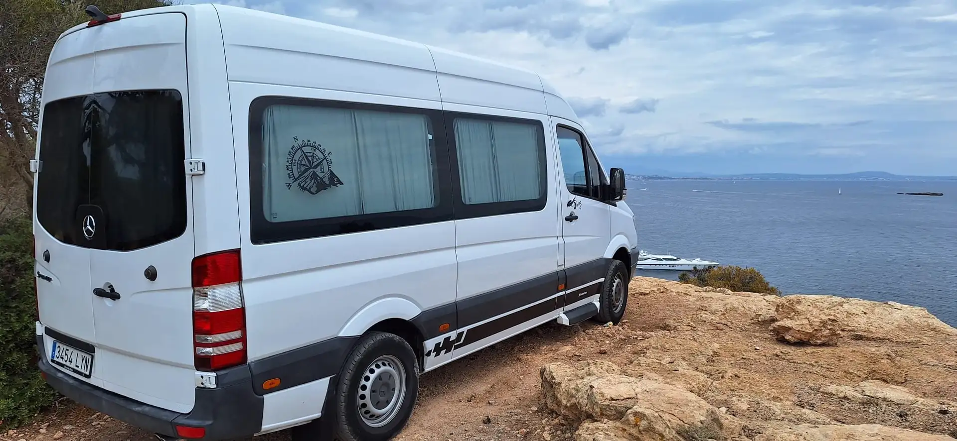Mercedes-Benz Sprinter Chasis+Cabina+213CDI+Medio Blanco - 2