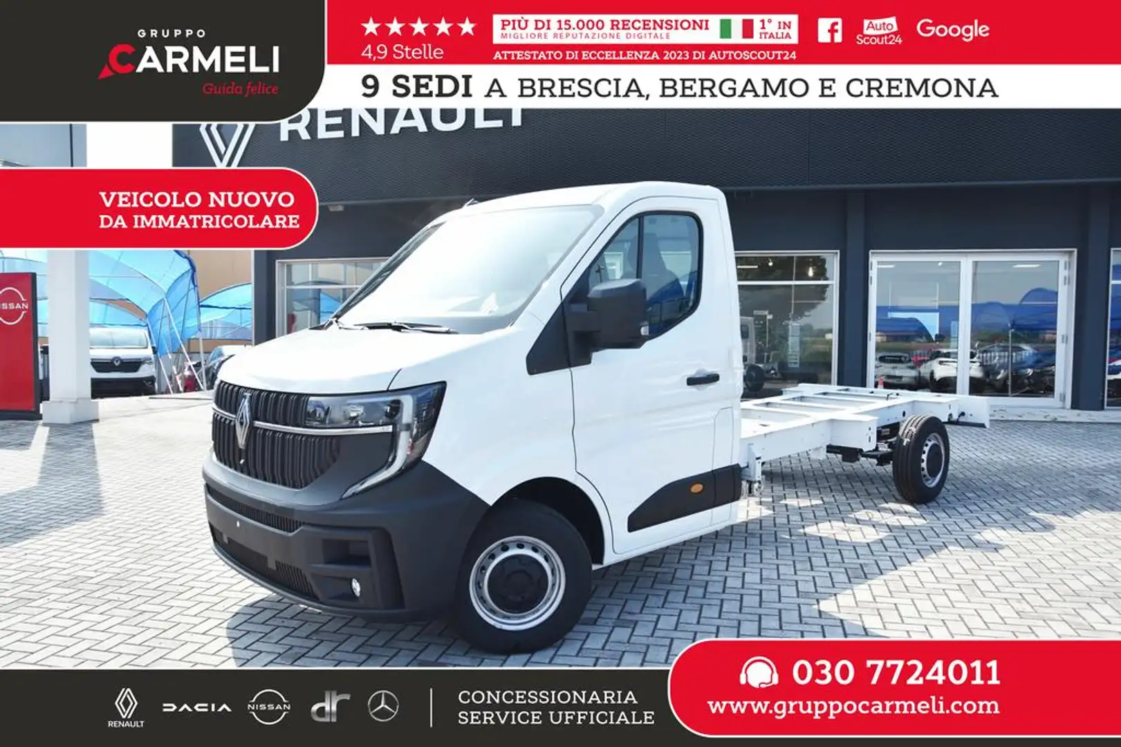 Renault Master T35 2.0 blue dci 130cv L3 cab EVIE -AUTOCARRO-IVA Bianco - 1