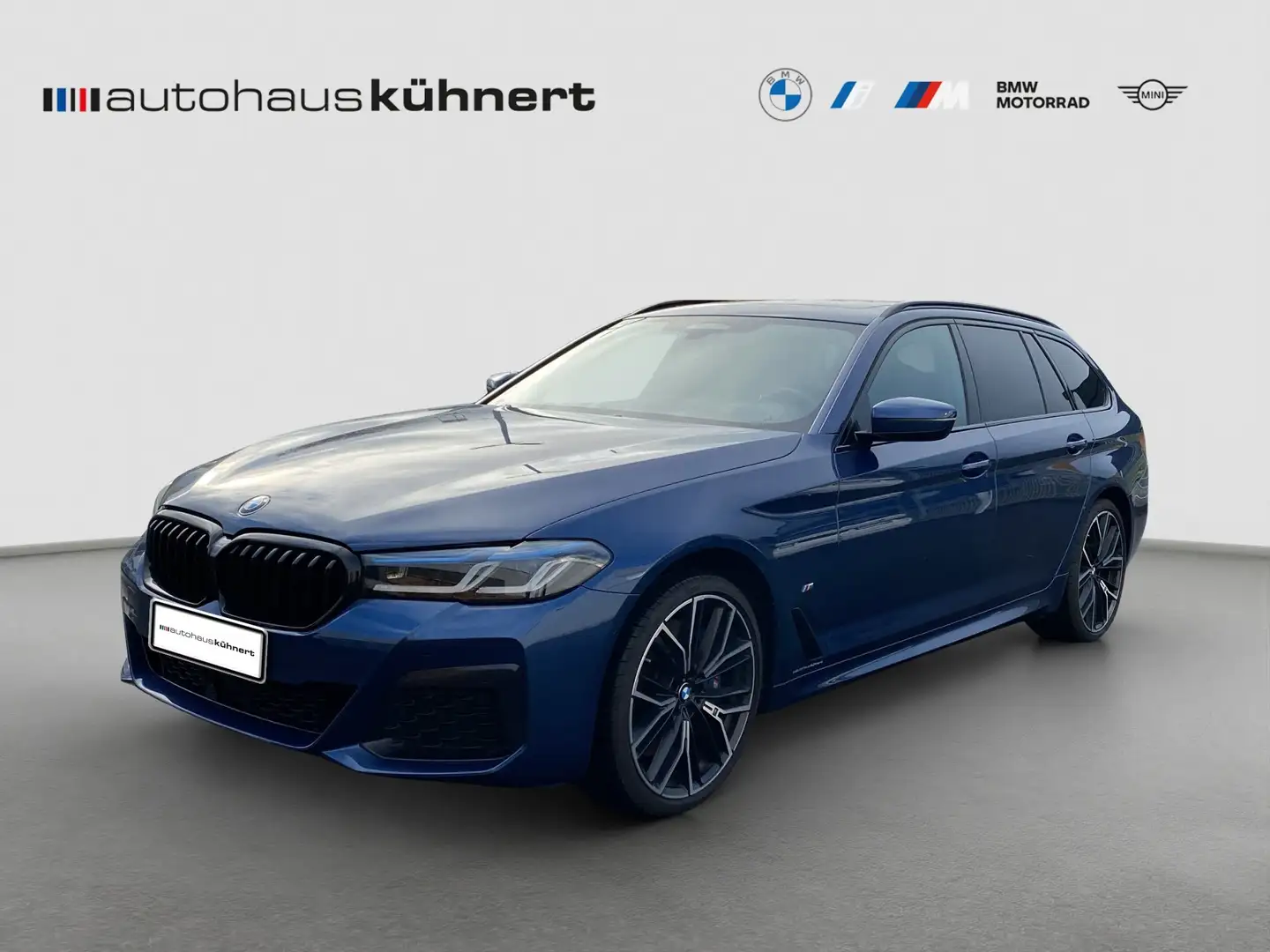 BMW 540 d xDrive Touring ///M-Sport PRO ACC Laser PanoSD Bleu - 1