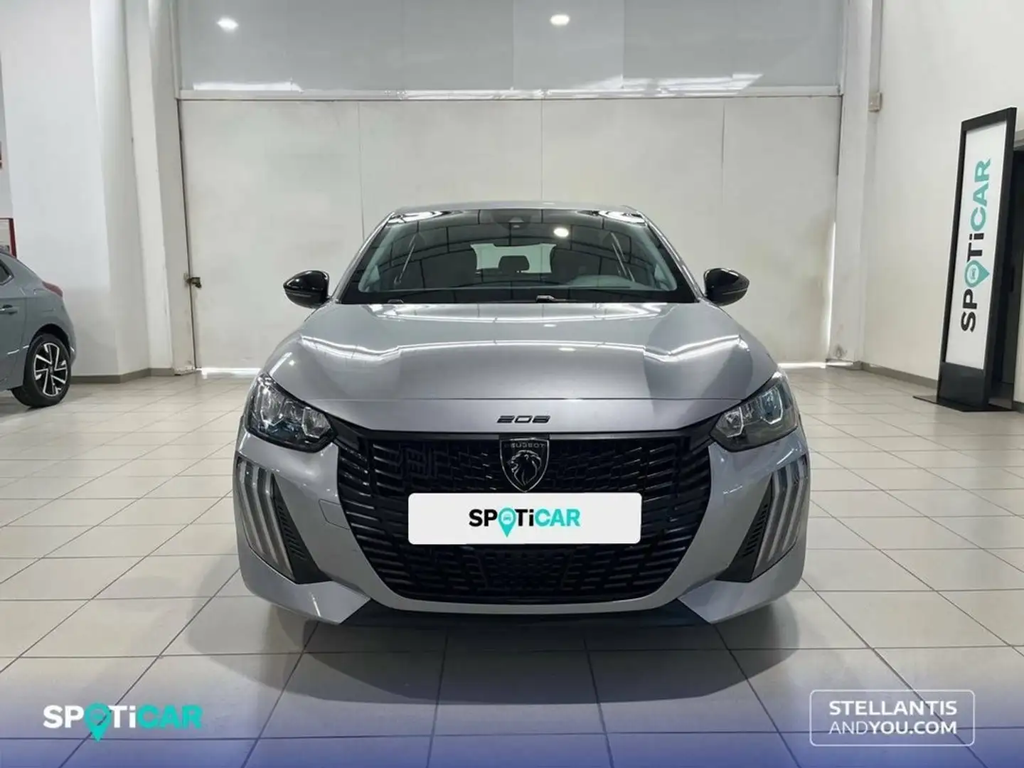 Peugeot 208 Puretech 100 Active Gris - 2