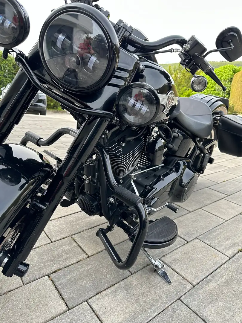 Harley-Davidson Fat Boy FLSTFBS 110 SONDERMODELL !!! Siyah - 1